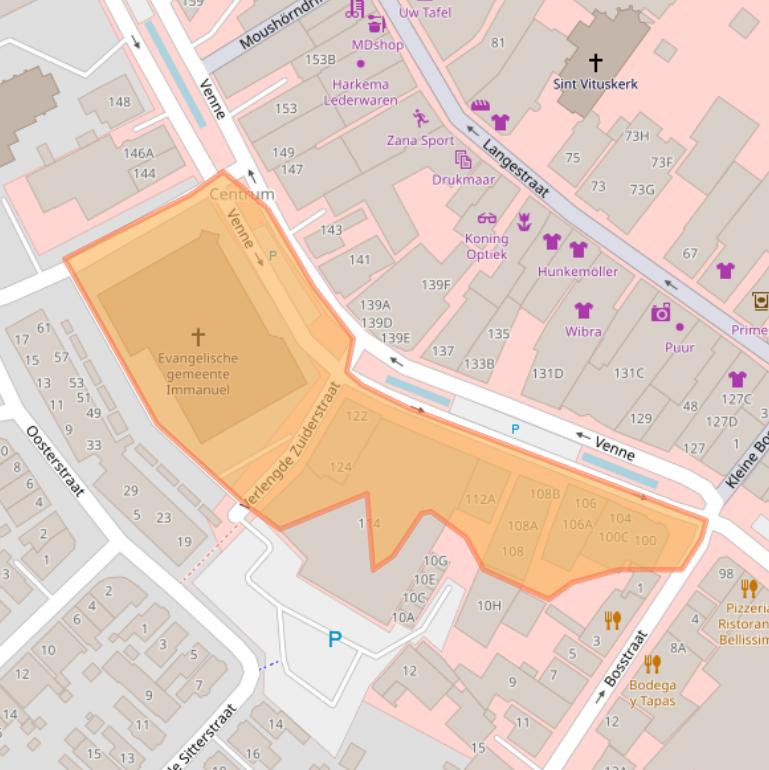 Kaart van postcodegebied 9671EW.