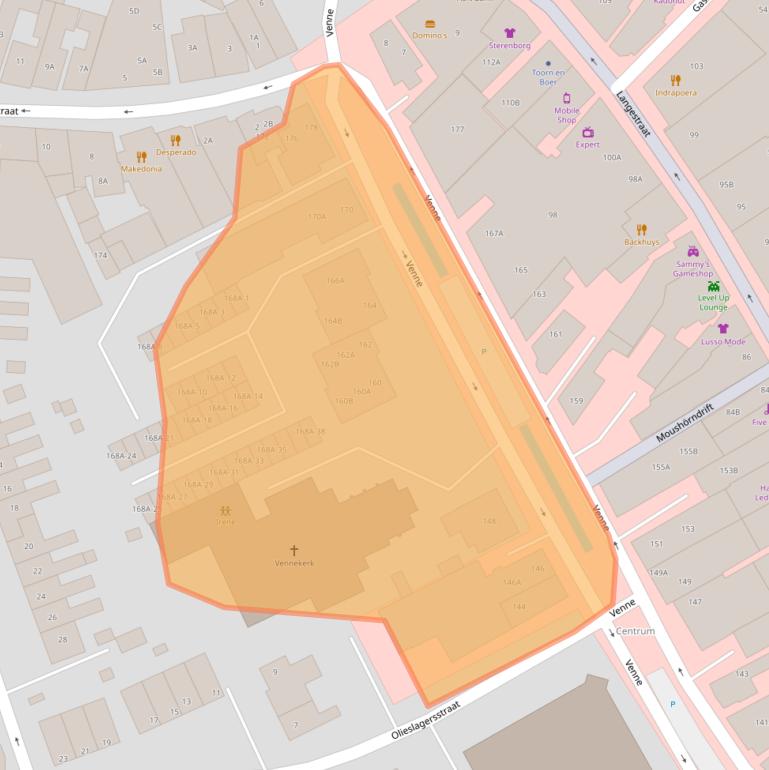Kaart van postcodegebied 9671EX.