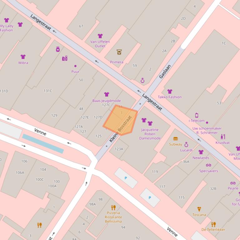 Kaart van postcodegebied 9671EZ.