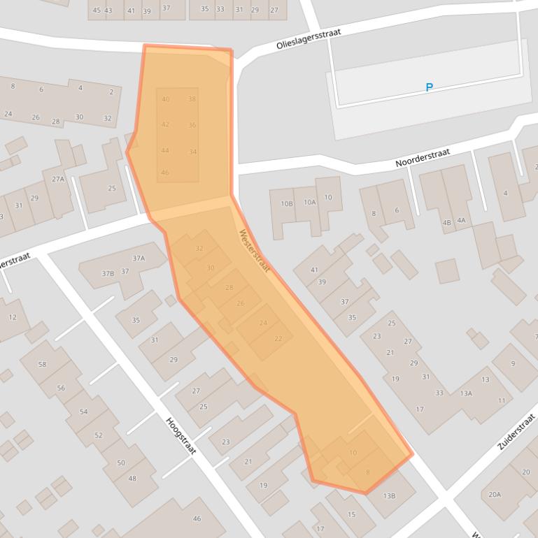Kaart van postcodegebied 9671GK.