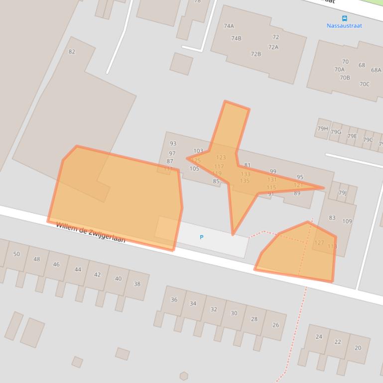 Kaart van postcodegebied 9671JP.