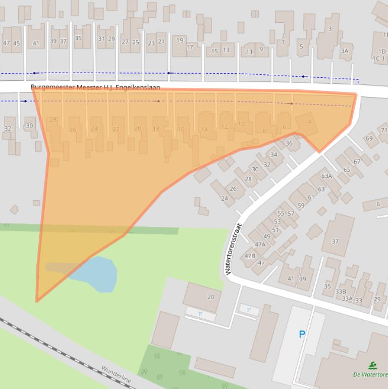 Kaart van postcodegebied 9671LM.