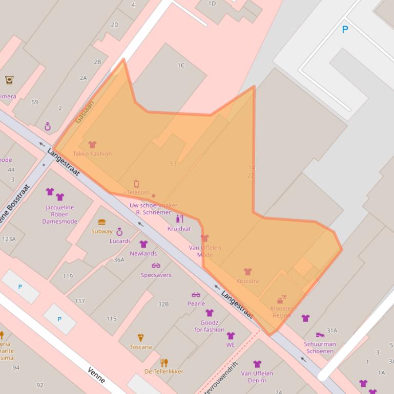 Kaart van postcodegebied 9671PB.