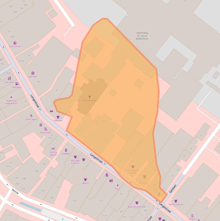 Kaart van postcodegebied 9671PC.