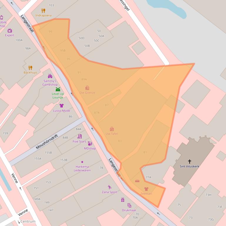 Kaart van postcodegebied 9671PD.