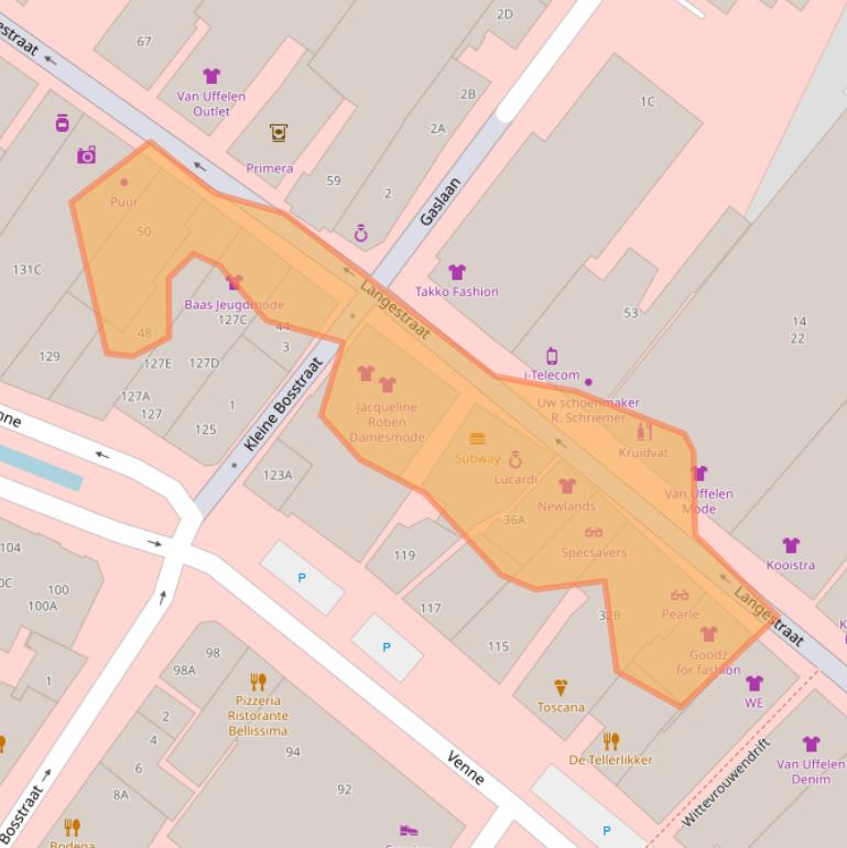 Kaart van postcodegebied 9671PH.