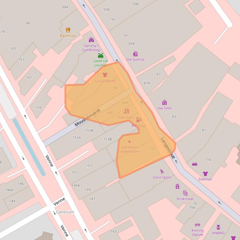 Kaart van postcodegebied 9671PK.