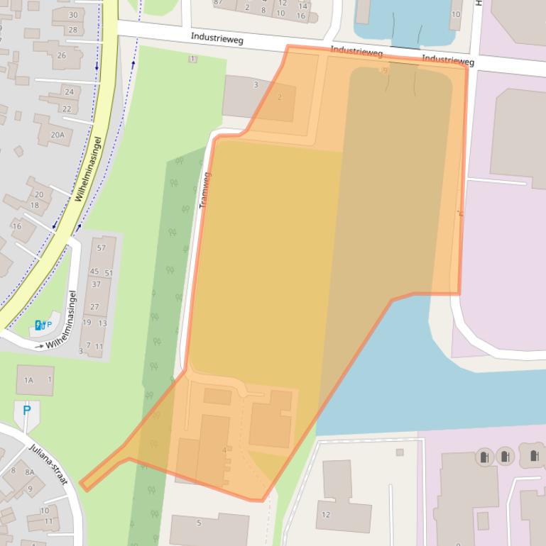 Kaart van postcodegebied 9672AT.