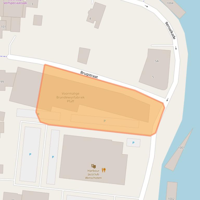 Kaart van postcodegebied 9672BC.