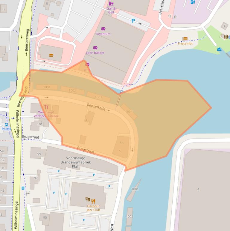 Kaart van postcodegebied 9672BD.