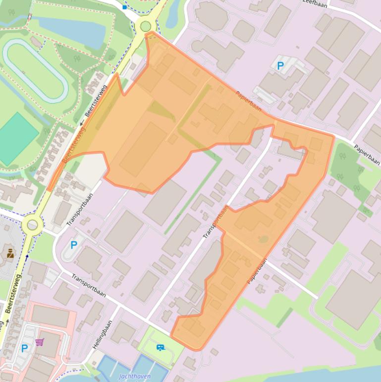 Kaart van postcodegebied 9672BG.