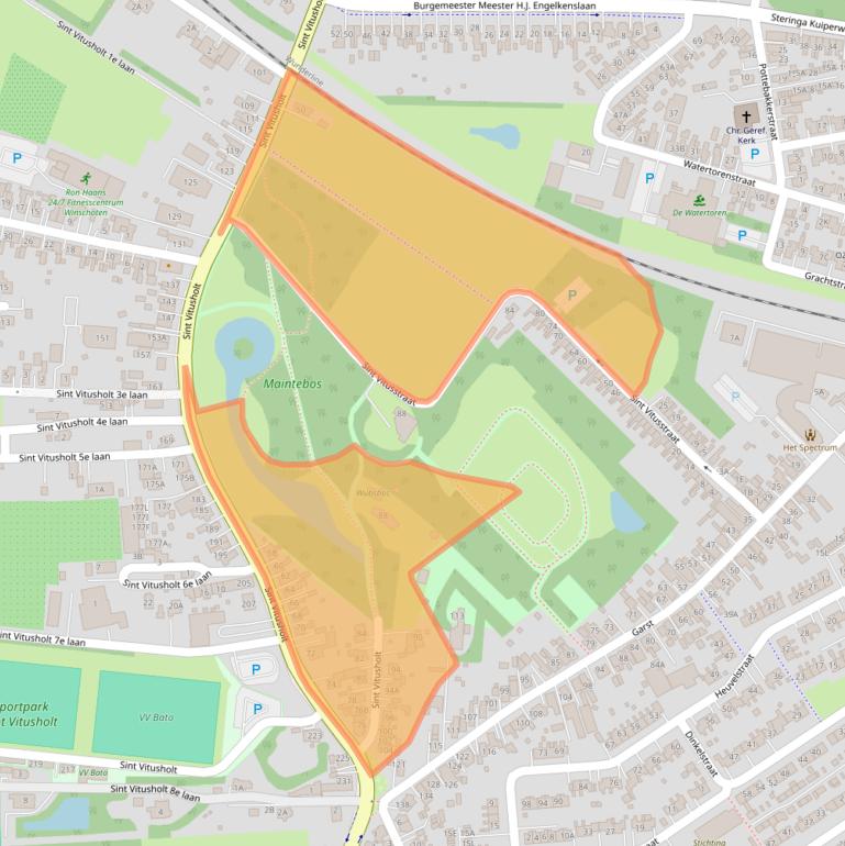 Kaart van postcodegebied 9673AK.