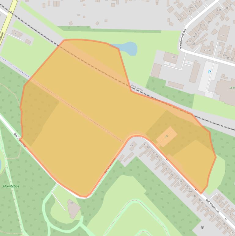 Kaart van postcodegebied 9673AM.