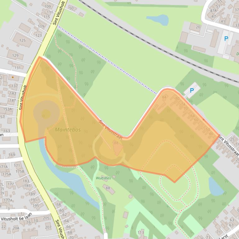 Kaart van postcodegebied 9673AP.