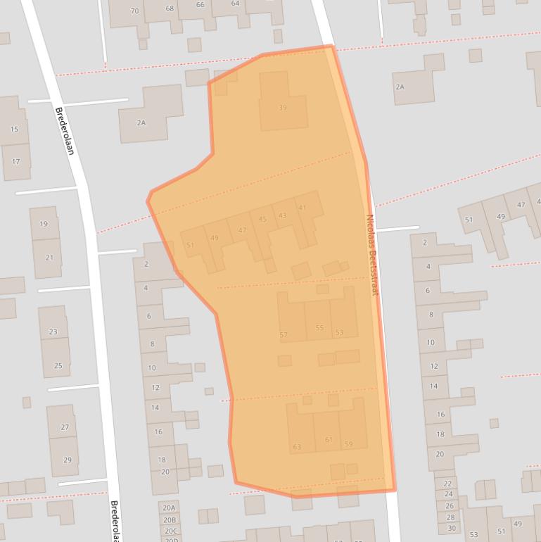 Kaart van postcodegebied 9673GB.