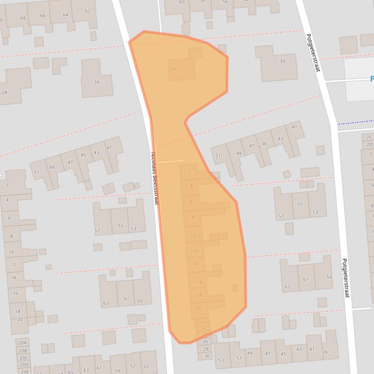 Kaart van postcodegebied 9673GC.