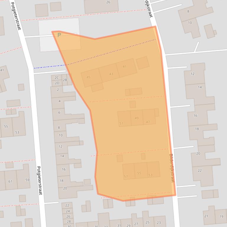 Kaart van postcodegebied 9673GD.