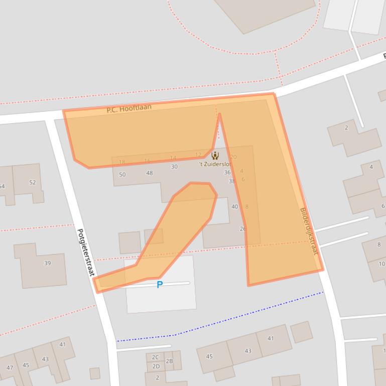 Kaart van postcodegebied 9673GW.