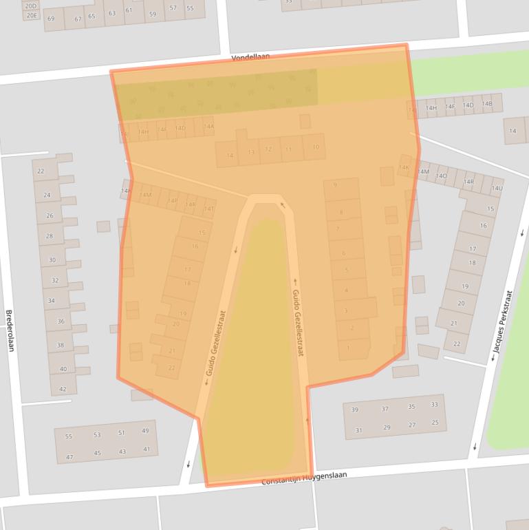 Kaart van postcodegebied 9673HM.