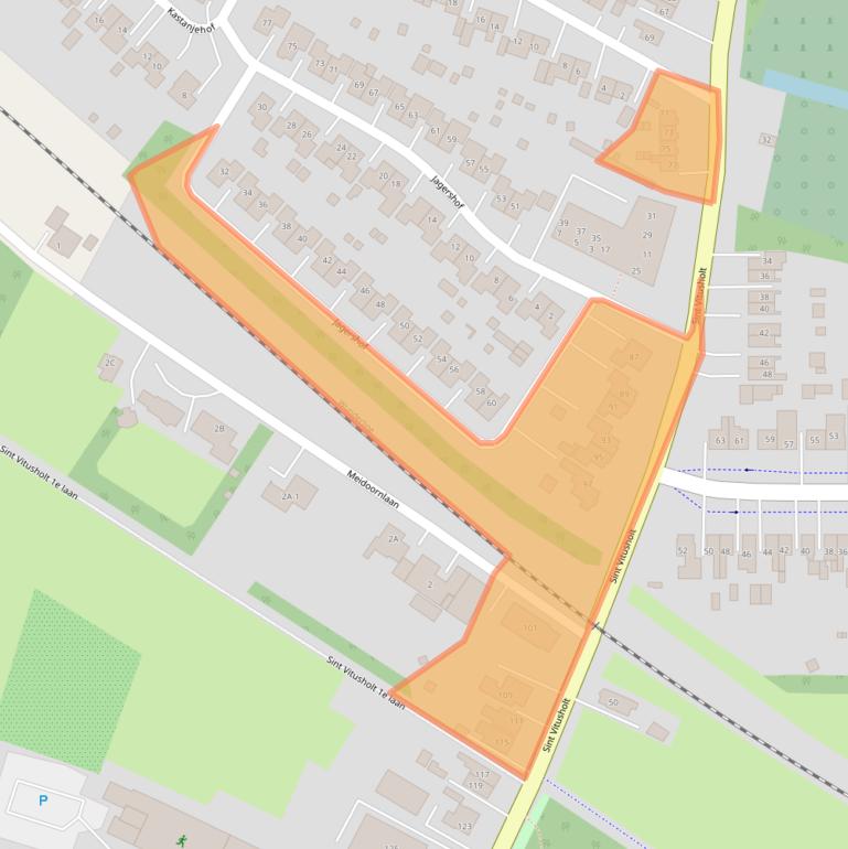 Kaart van postcodegebied 9674AH.