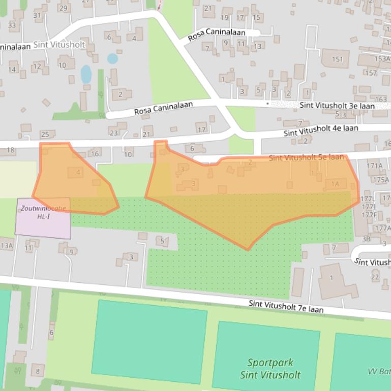 Kaart van postcodegebied 9674AV.