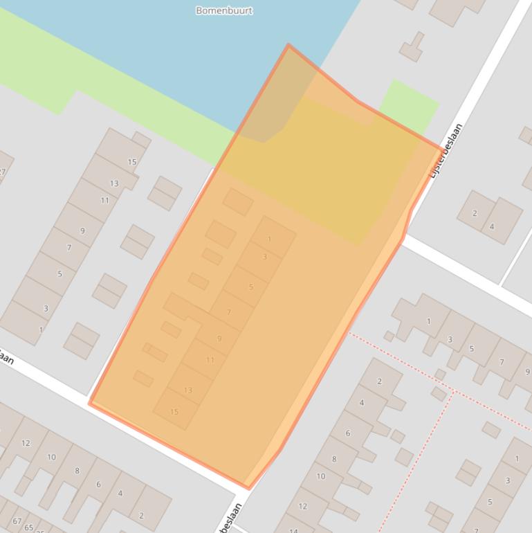 Kaart van postcodegebied 9674BS.