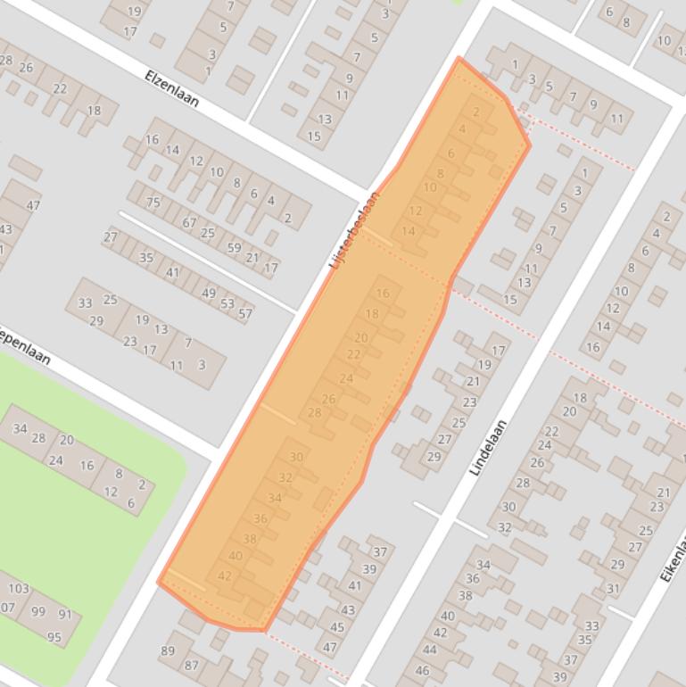 Kaart van postcodegebied 9674BT.