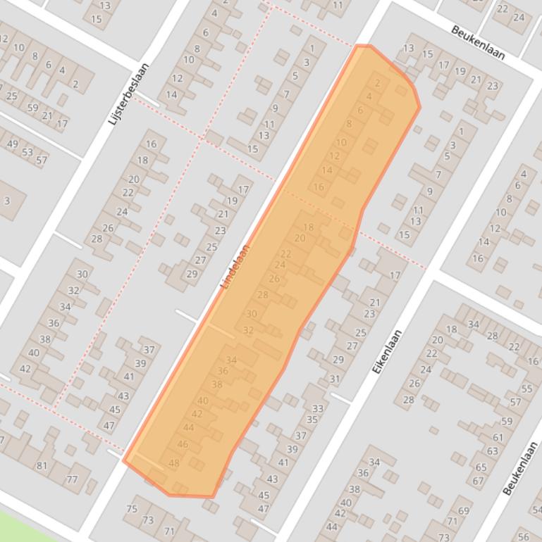 Kaart van postcodegebied 9674BW.