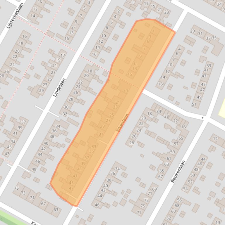 Kaart van postcodegebied 9674BX.
