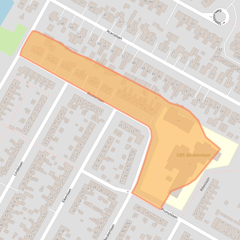 Kaart van postcodegebied 9674CC.