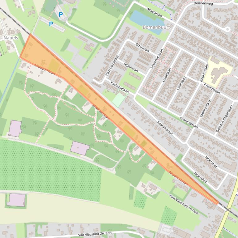 Kaart van postcodegebied 9674EA.