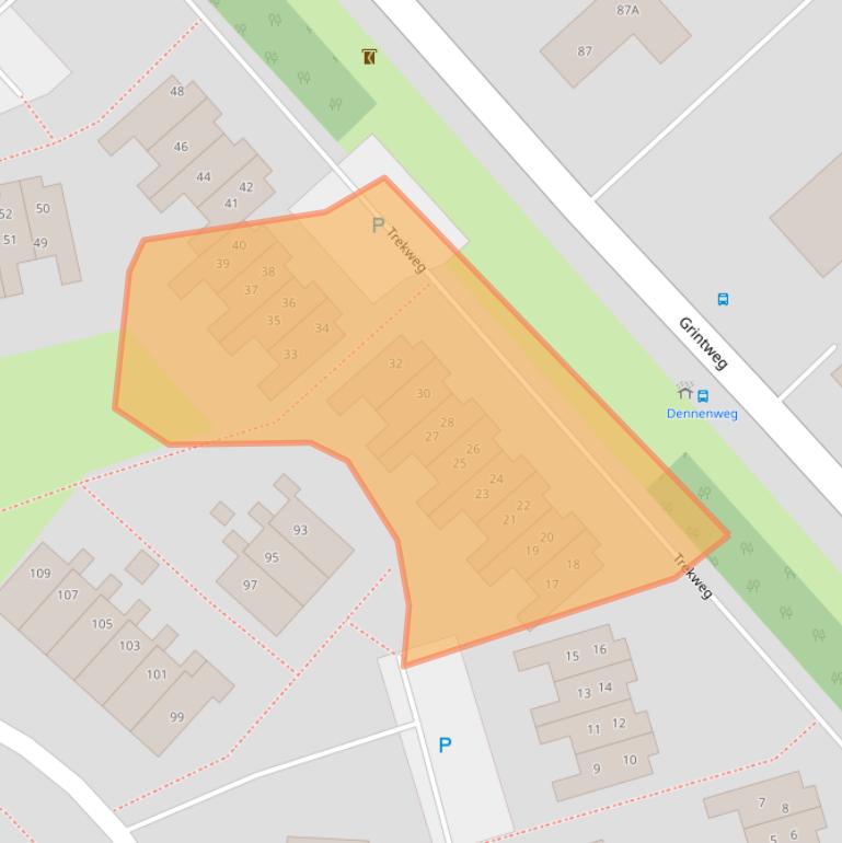 Kaart van postcodegebied 9674GC.