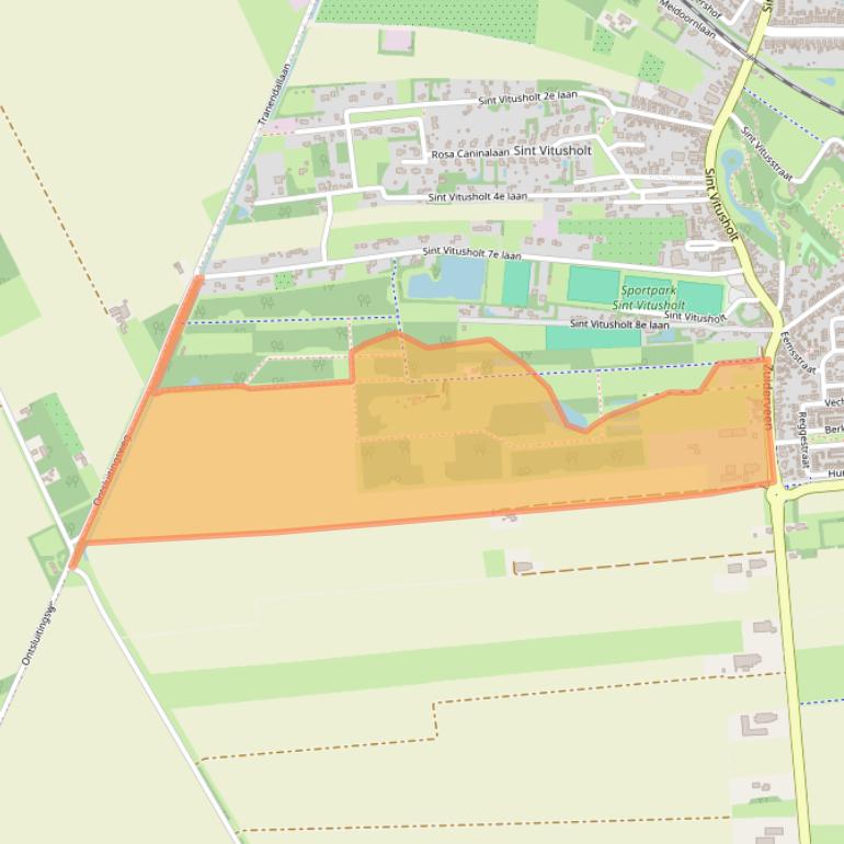 Kaart van postcodegebied 9674HA.