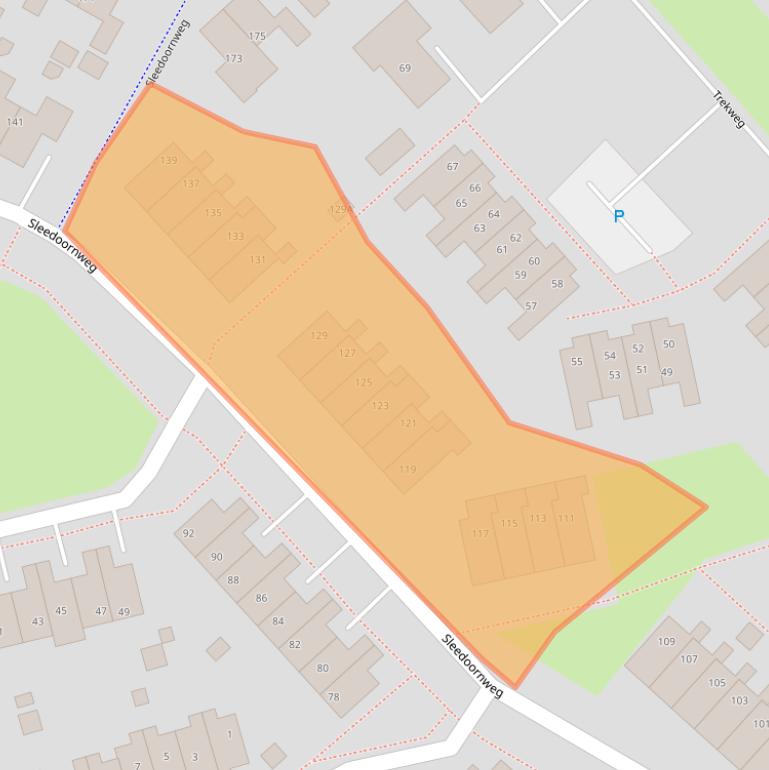 Kaart van postcodegebied 9674JM.