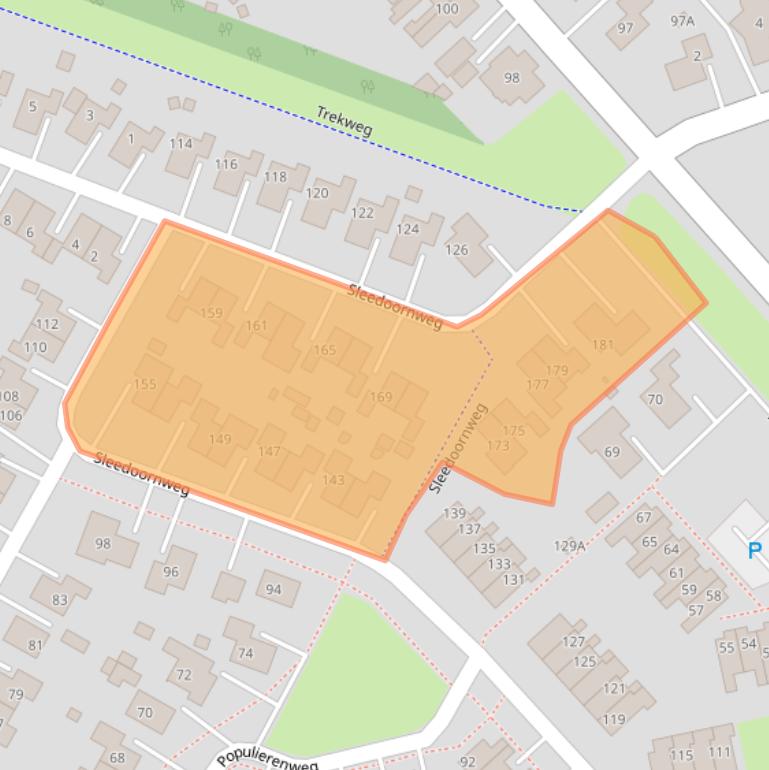 Kaart van postcodegebied 9674JN.