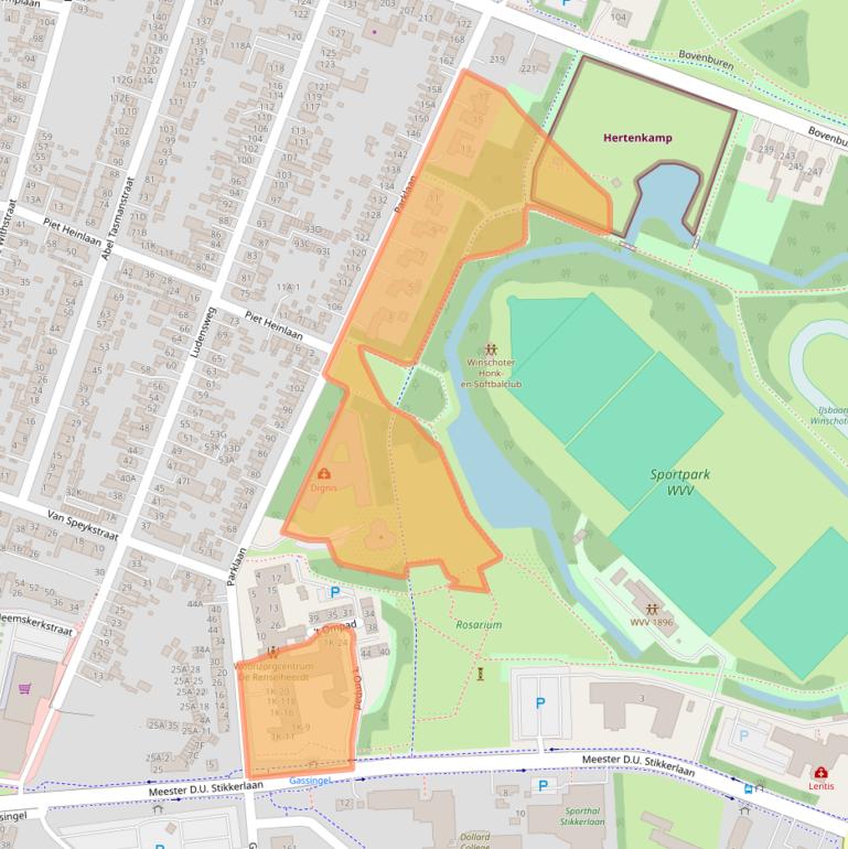 Kaart van postcodegebied 9675AB.