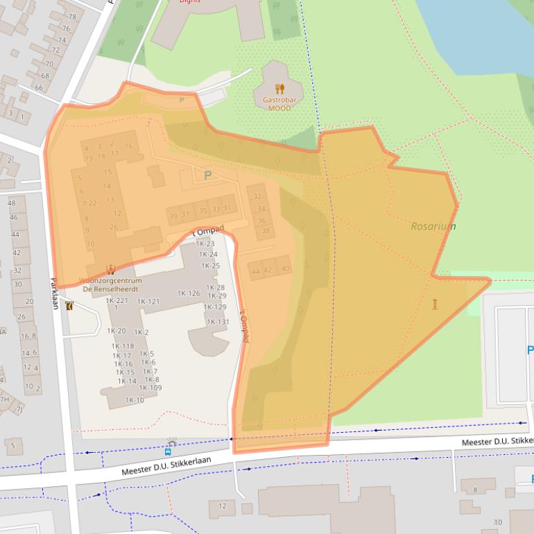 Kaart van postcodegebied 9675AL.