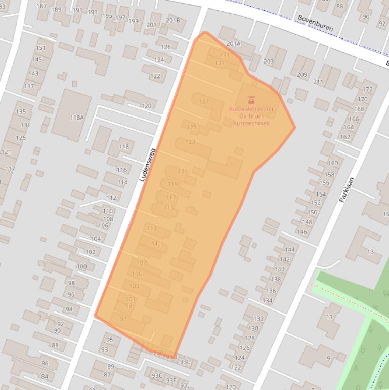 Kaart van postcodegebied 9675AP.