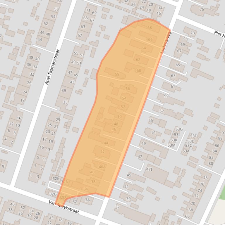 Kaart van postcodegebied 9675AR.