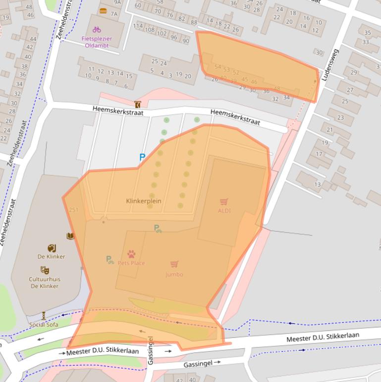 Kaart van postcodegebied 9675BN.