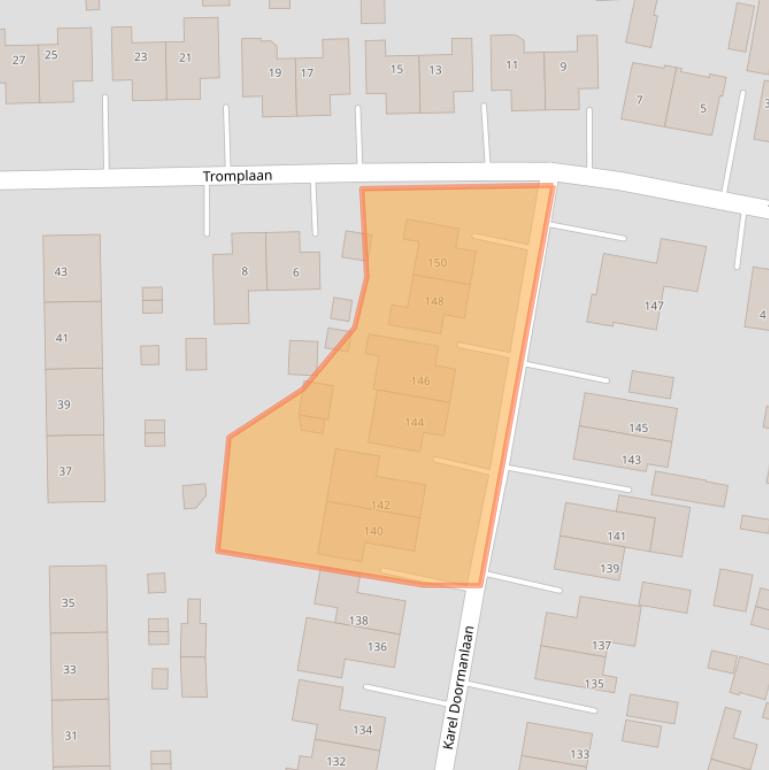 Kaart van postcodegebied 9675CK.