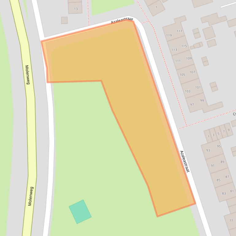 Kaart van postcodegebied 9675GH.