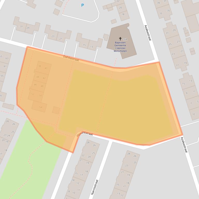 Kaart van postcodegebied 9675GN.