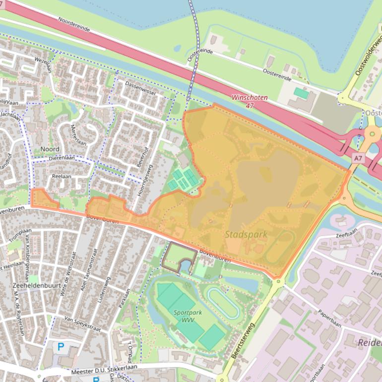 Kaart van postcodegebied 9675HH.