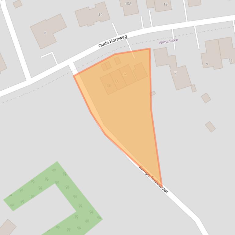 Kaart van postcodegebied 9675HX.