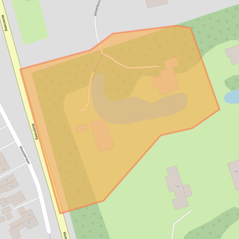 Kaart van postcodegebied 9675KH.