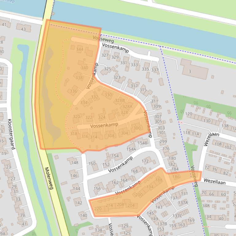 Kaart van postcodegebied 9675KP.