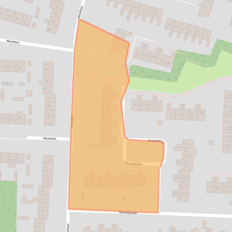 Kaart van postcodegebied 9675KS.