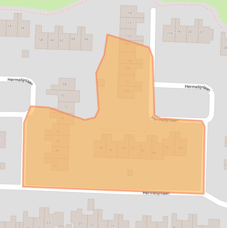 Kaart van postcodegebied 9675KV.