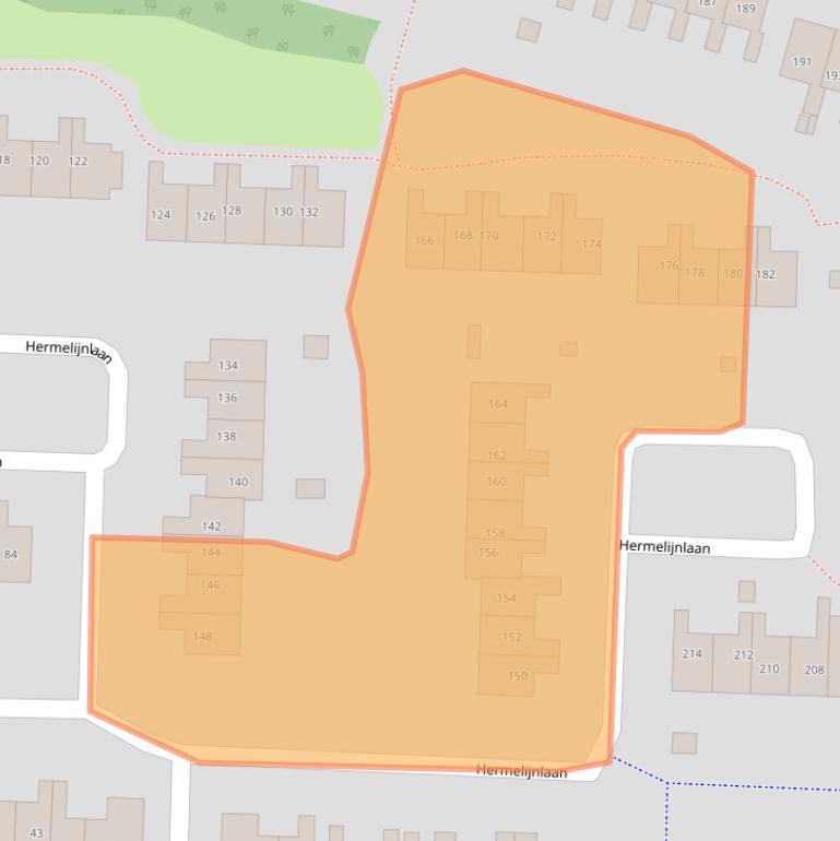 Kaart van postcodegebied 9675KX.